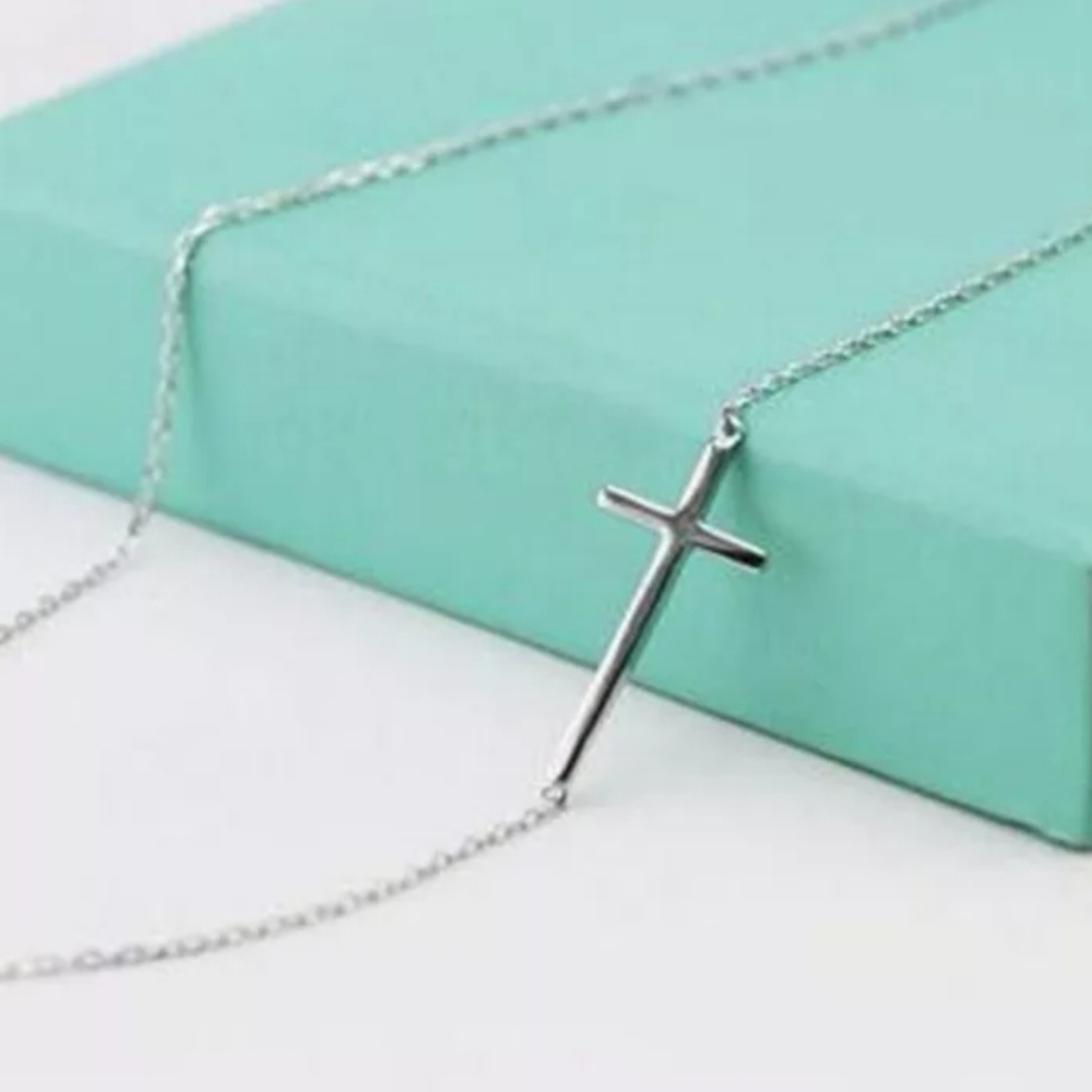 925 sterling silver cross necklace